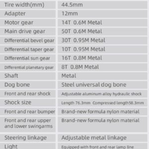 UD1610PRO Xe Địa Hình Monster Truck (Phiên Bản Không Chổi Than)