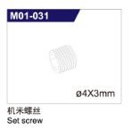 Vít Định Vị (Set Screw) Ø4*3mm (M01-031)